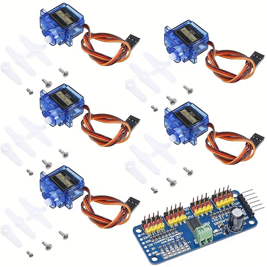 Robot Arm Motor - 5 adet SG90 9G Servo Motor