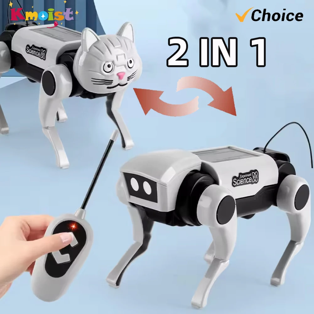 Science Project Robot - Güneş enerjili Rc Robot Köpek Çocuk