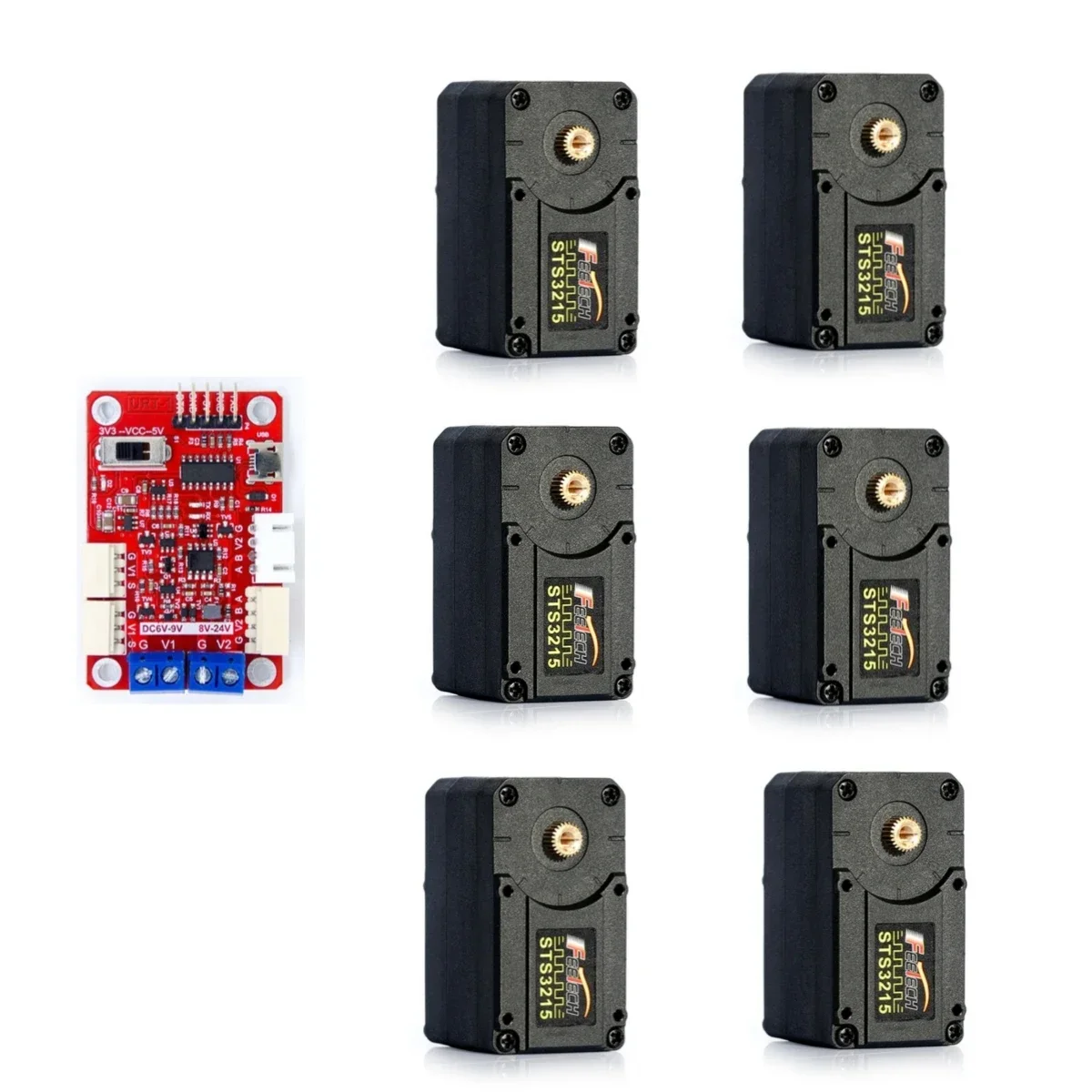 Robot Arm Motor - Feetech STS3215 19KG 7.4V Dişli Oranı