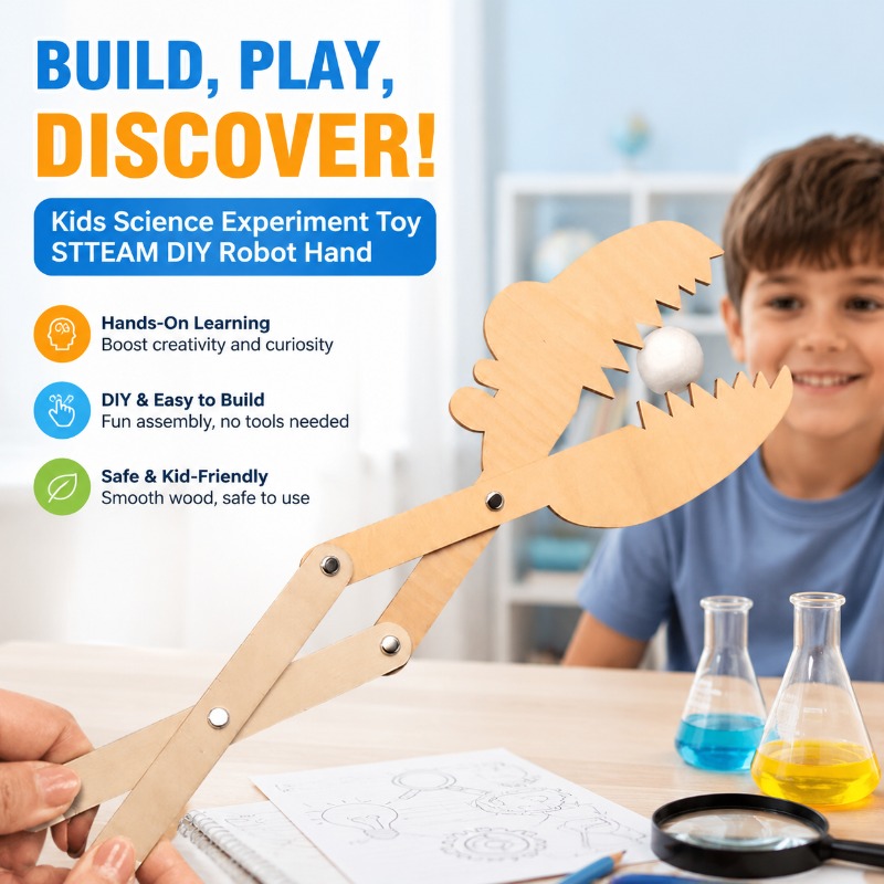 Science Project Robot - STEM Bilim Deneyi DIY Robotik El