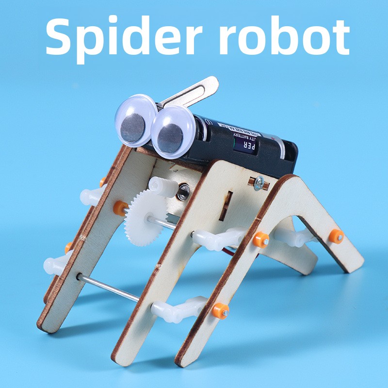 Science Project Robot - Yürüyen Örümcek Robot Biyonik DIY Montaj