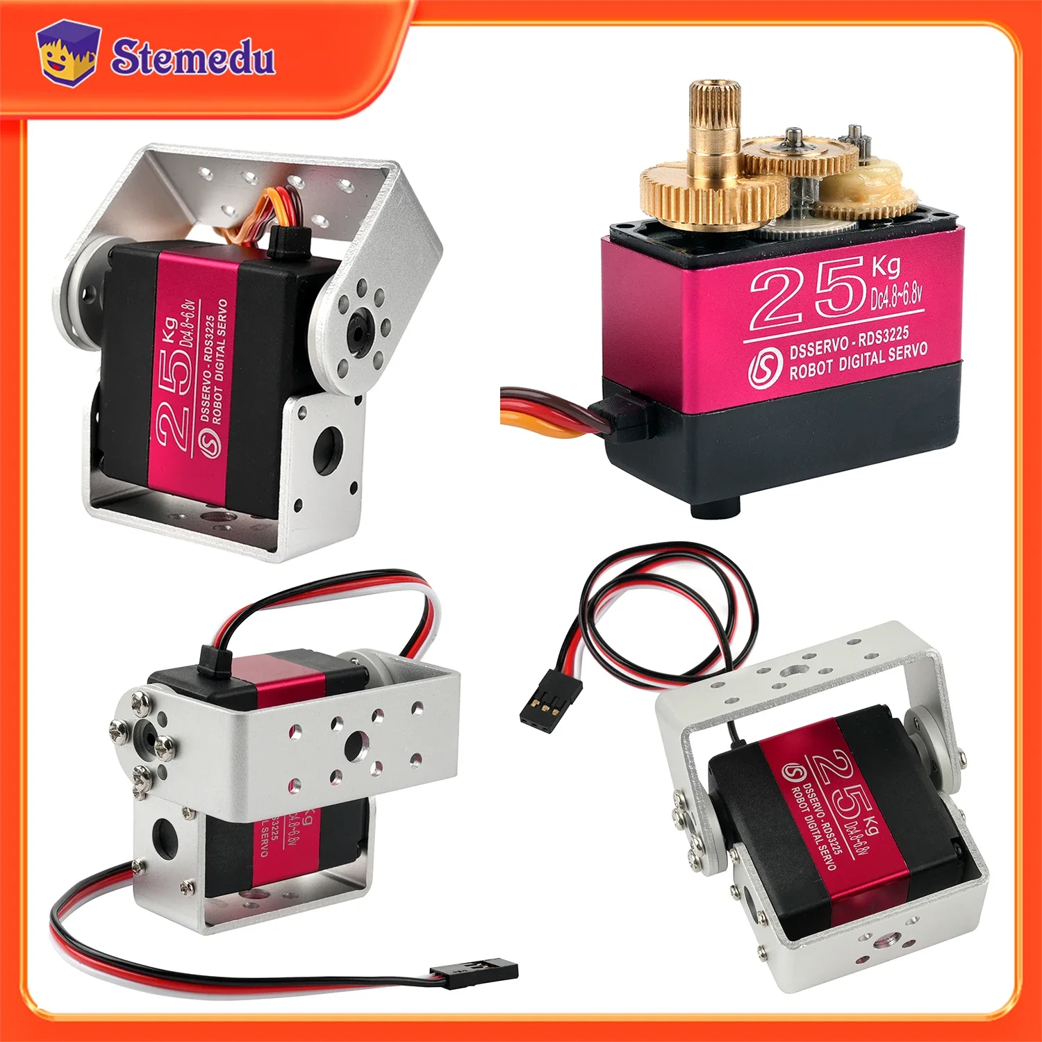 Robot Arm Motor - 25 KG Robot Dijital Servo Yüksek