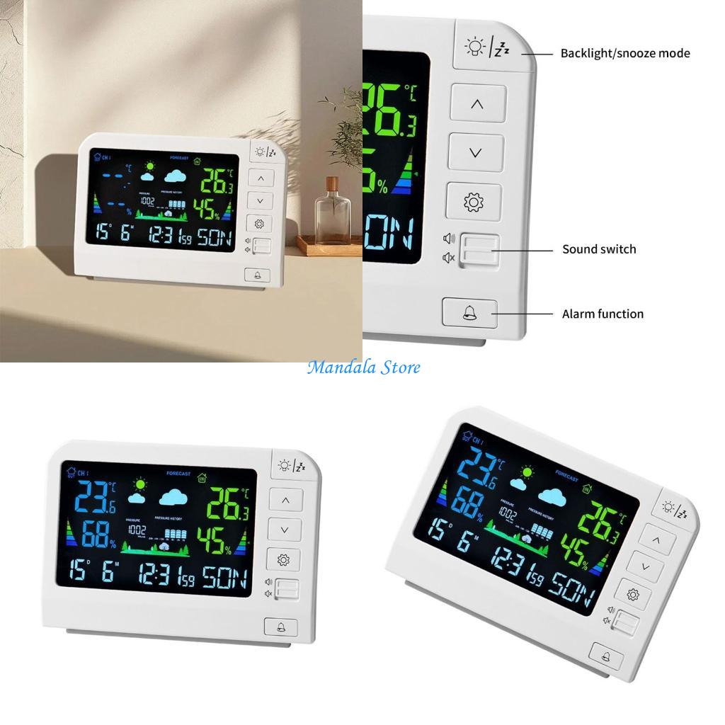 Weather Station Indoor - U2JC Kablosuz Hava İstasyonları, Atomik Saatli