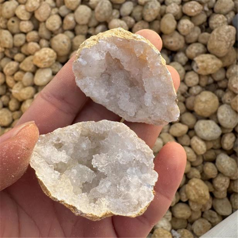 Geode Crystal Break - 1000g Kırılmamış Doğal Akik Jeot Kristalleri