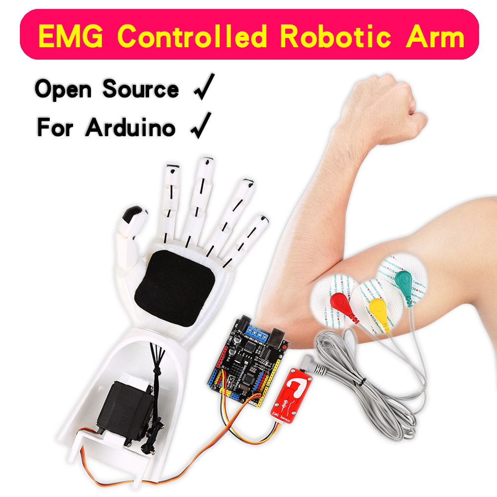 EMG sensörü robotik kol elektr - Science Robotics incelemesi ve fiyatı