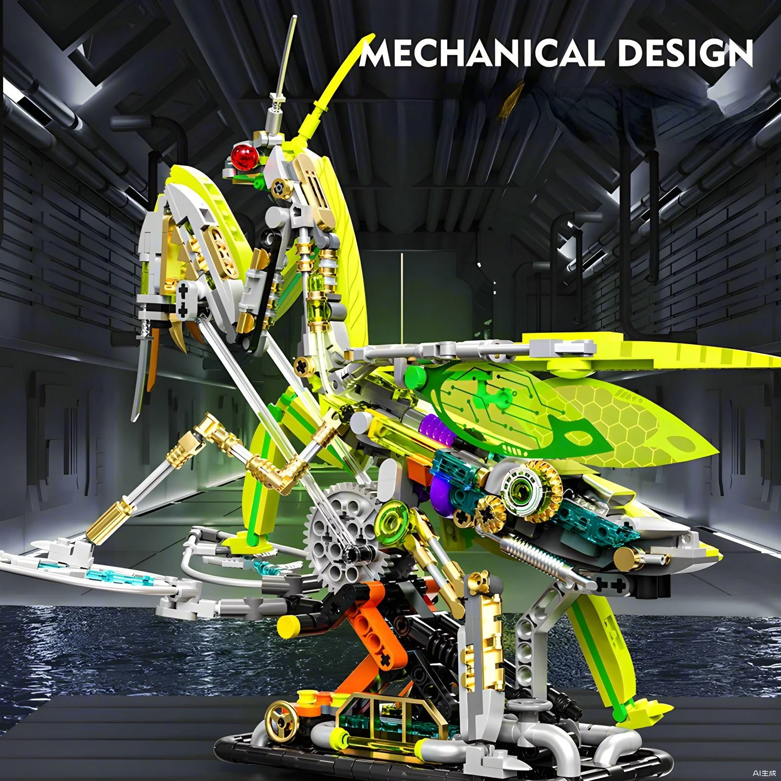 DIY Mantis yapı taşları yarı m - Science Toys Diy incelemesi ve fiyatı