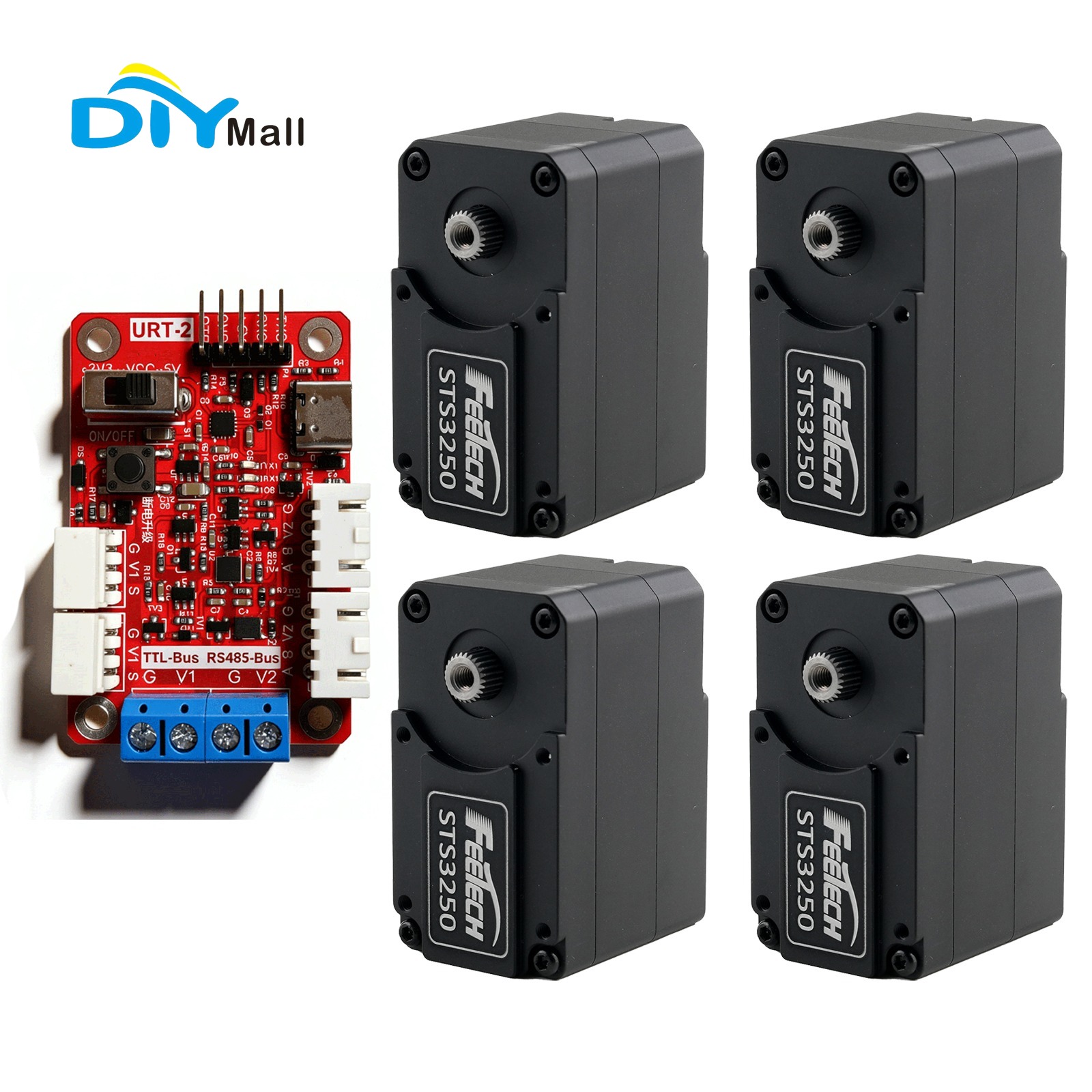 Feetech STS3250 12V 50KG Çekir - Robot Arm Motor incelemesi ve fiyatı
