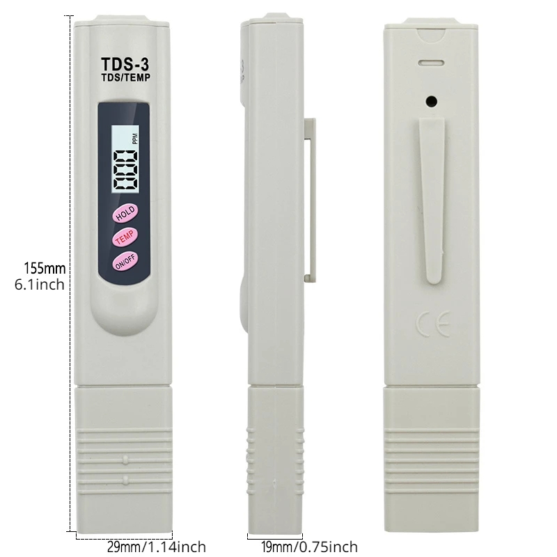 1/3 adet taşınabilir LCD dijit - Water Testing Kit incelemesi ve fiyatı