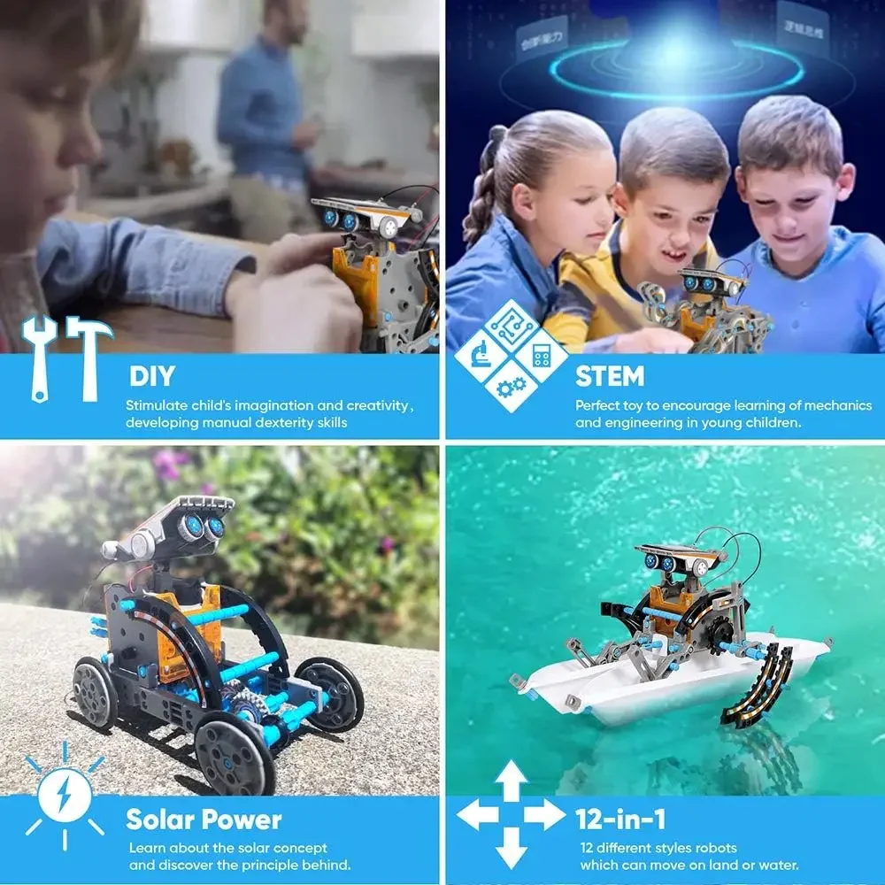 13'ü 1 arada Eğitim Güneş Robo - Science Project Robot incelemesi ve fiyatı