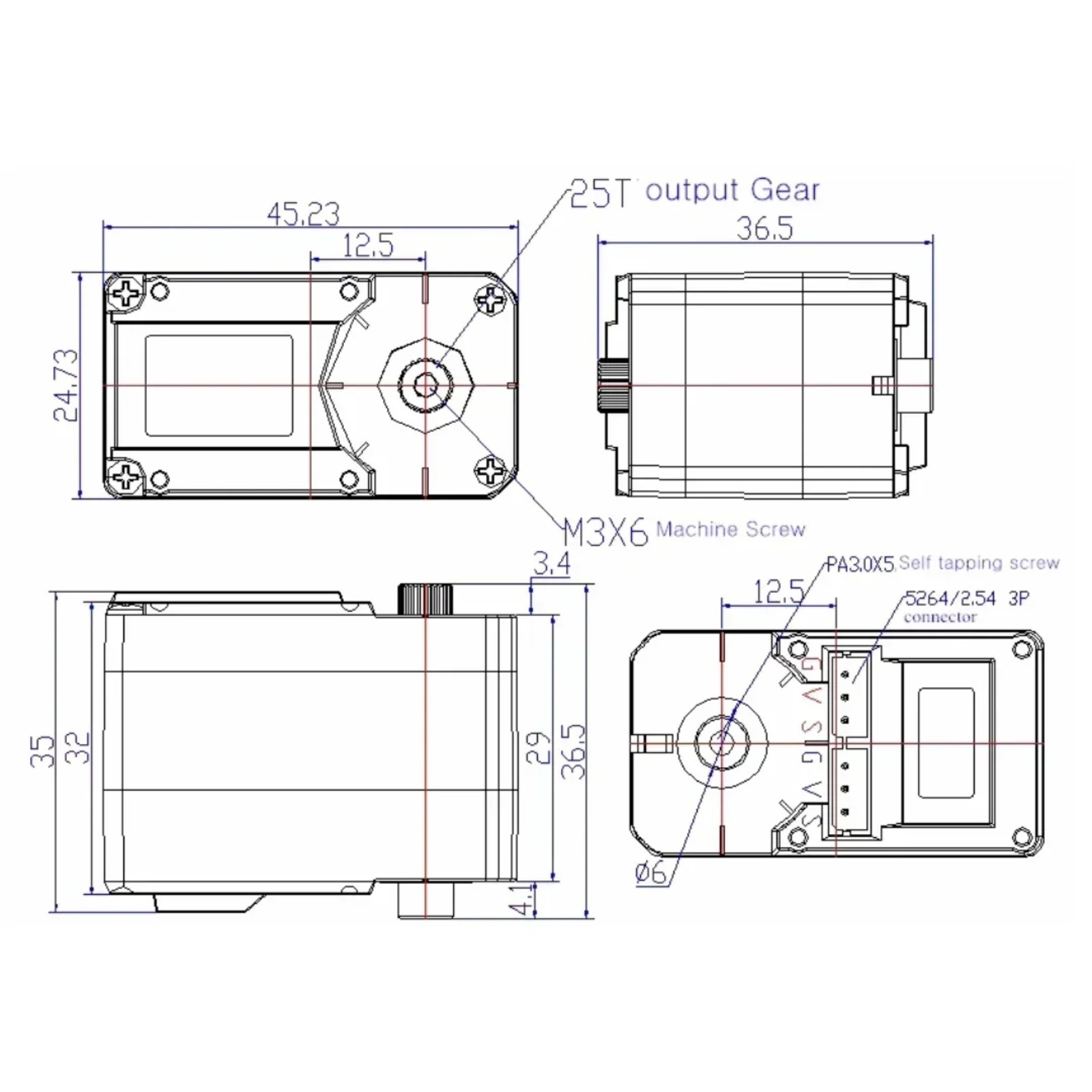 Feetech STS3215 19KG 7.4V Dişl - Robot Arm Motor incelemesi ve fiyatı