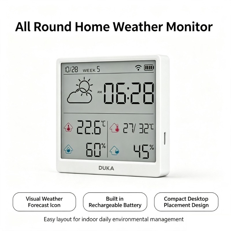 DUKA TH3 Wifi Akıllı Sıcaklık  - Weather Station Indoor incelemesi ve fiyatı