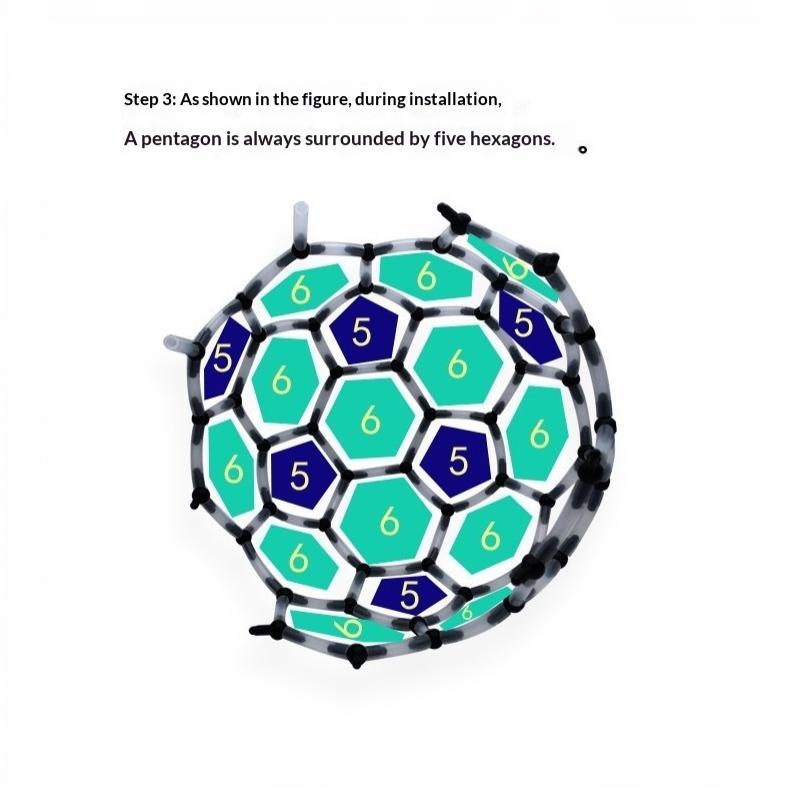 STEM DIY Tensegrity C60 Fuller - Science Toys Diy incelemesi ve fiyatı