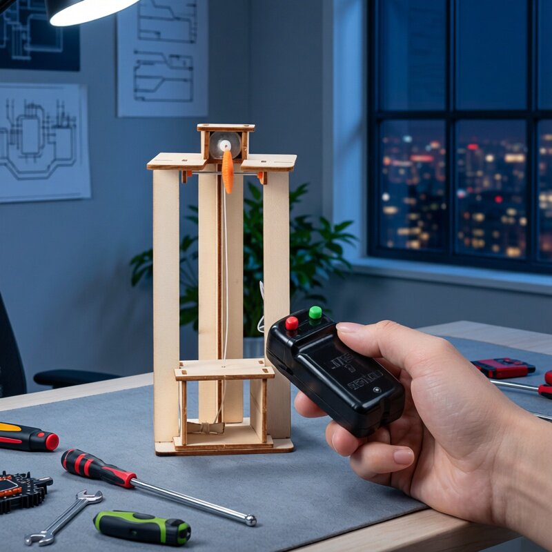 DIY Elektrikli Asansör Asansör - Science Nature incelemesi ve fiyatı