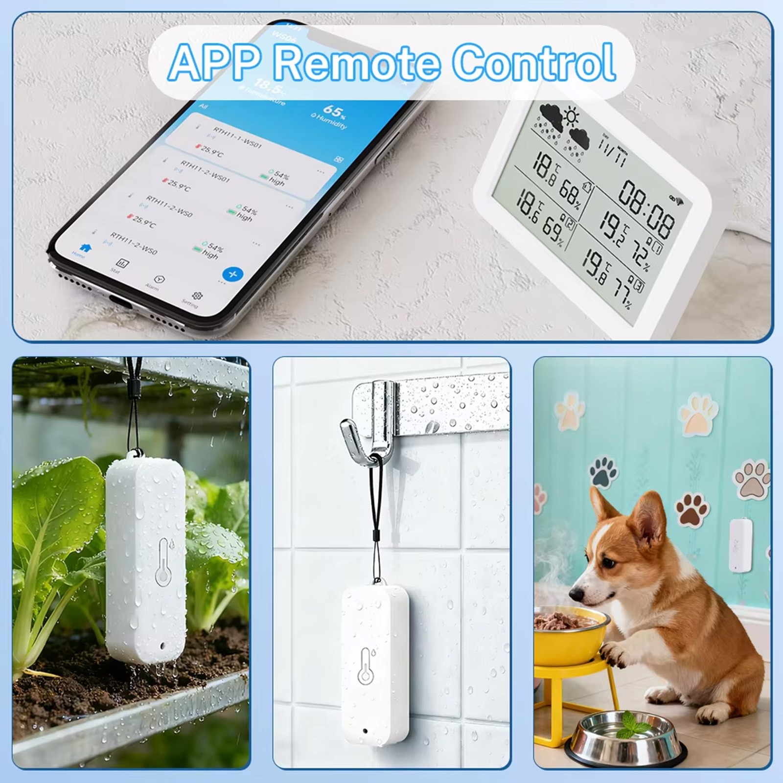 Tuya WiFi+RF433 Hava Durumu İs - Weather Station Indoor incelemesi ve fiyatı