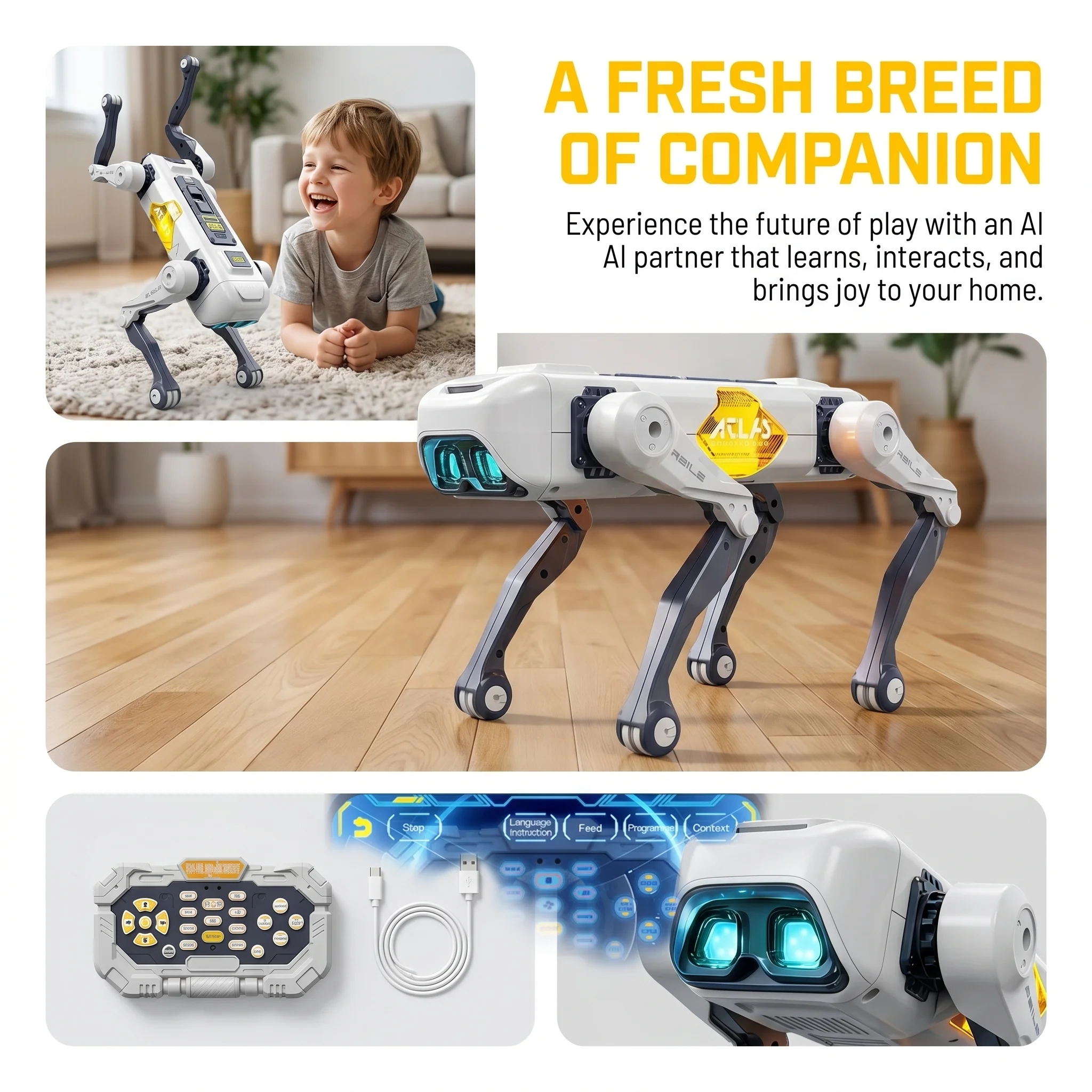 Yapay Zeka Akıllı Robot Köpek, - Science Robotics incelemesi ve fiyatı